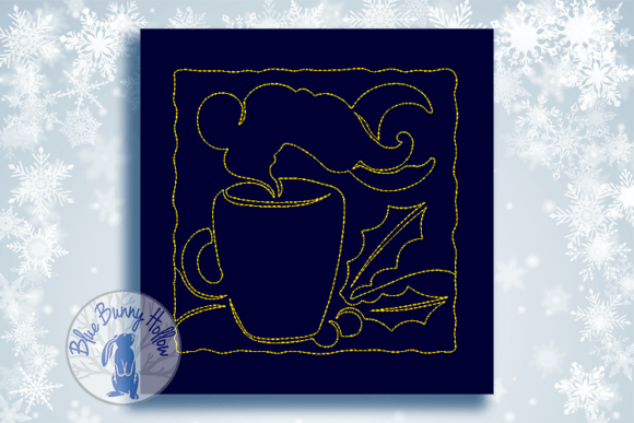 Review: Christmas Quilt Block-Hot Cocoa Design