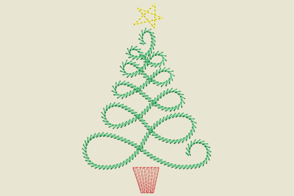 Review: Christmas Tree Card for Holiday Embroidery