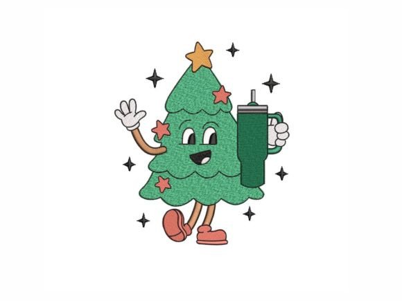 Review: Christmas Tree with Cup Embroidery Design