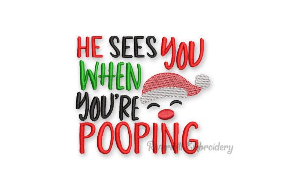 Review: He Sees You When You’re Pooping Design