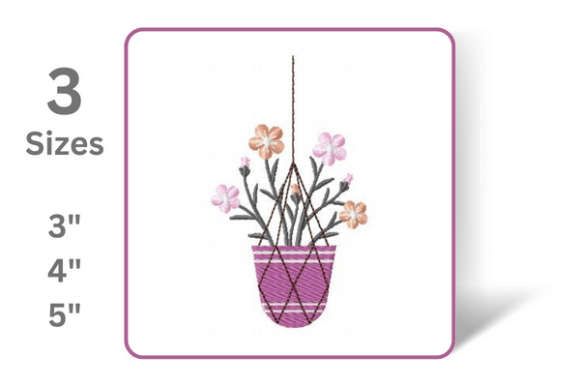 Reviewing Hanging Flower Pot for Embroidery Projects