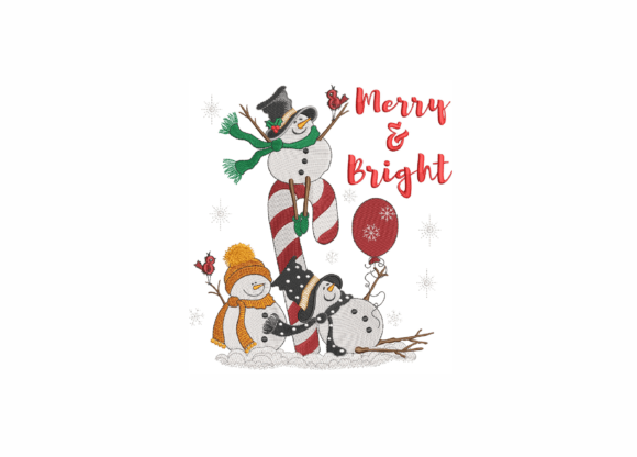 Reviewing Merry and Bright Snowmen for Holiday Sales
