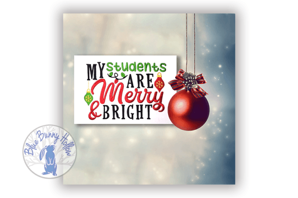 Reviewing My Students Are Merry Bright for Etsy
