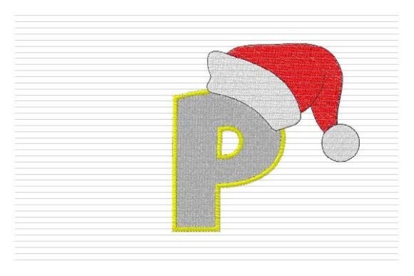 Reviewing the P Letter Christmas Alphabet Santa Hat