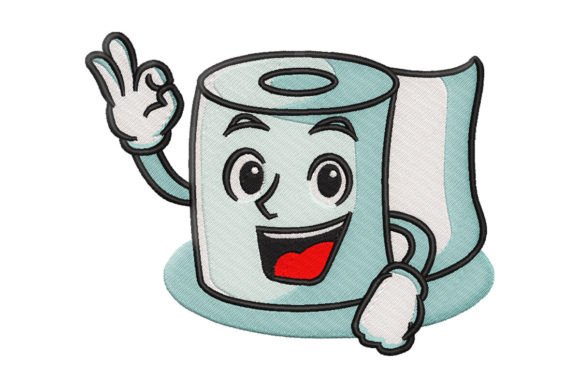 Reviewing the Toilet Paper Roll Embroidery Design