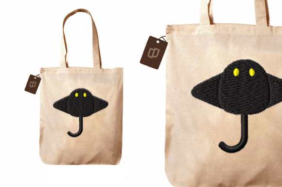 The Stingray Silhouette: Elegant Embroidery for Gifts