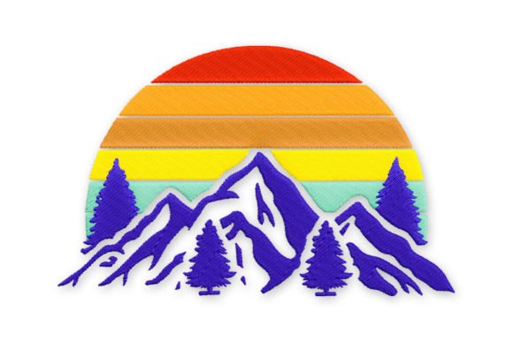 Vintage Sunset over Mountain: A Designer’s Review